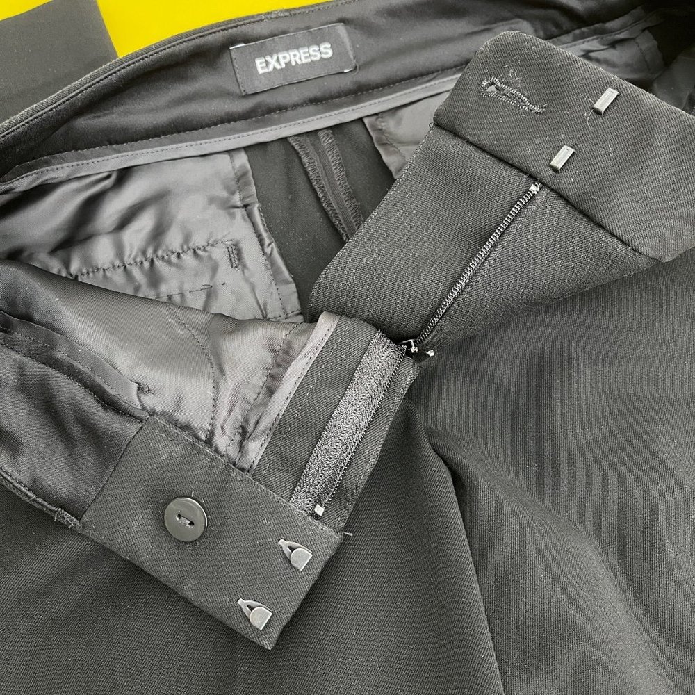 Express Editor Barely Boot Low Rise Pant, Superso… - image 4